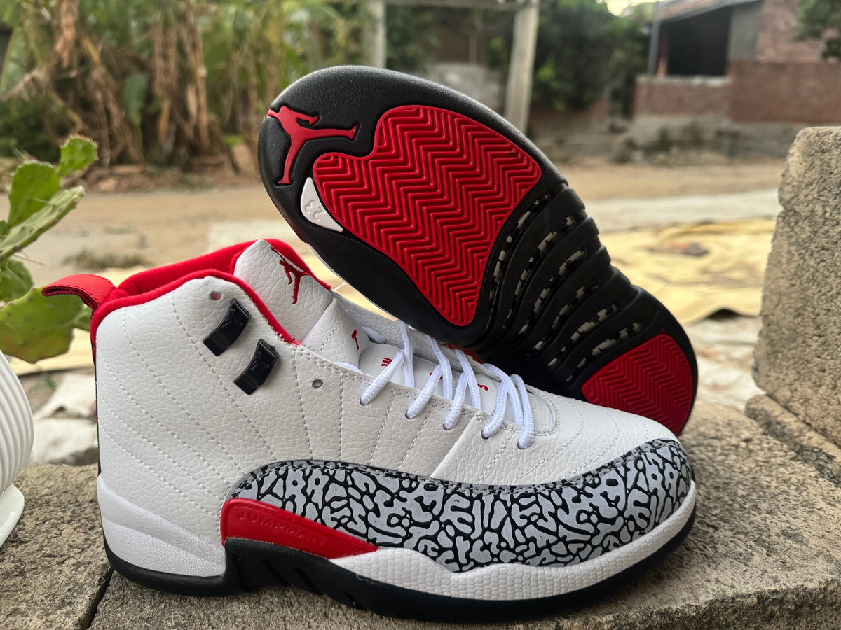 Air Jordan 12 Retro 'Floral' White Black Multi-Color