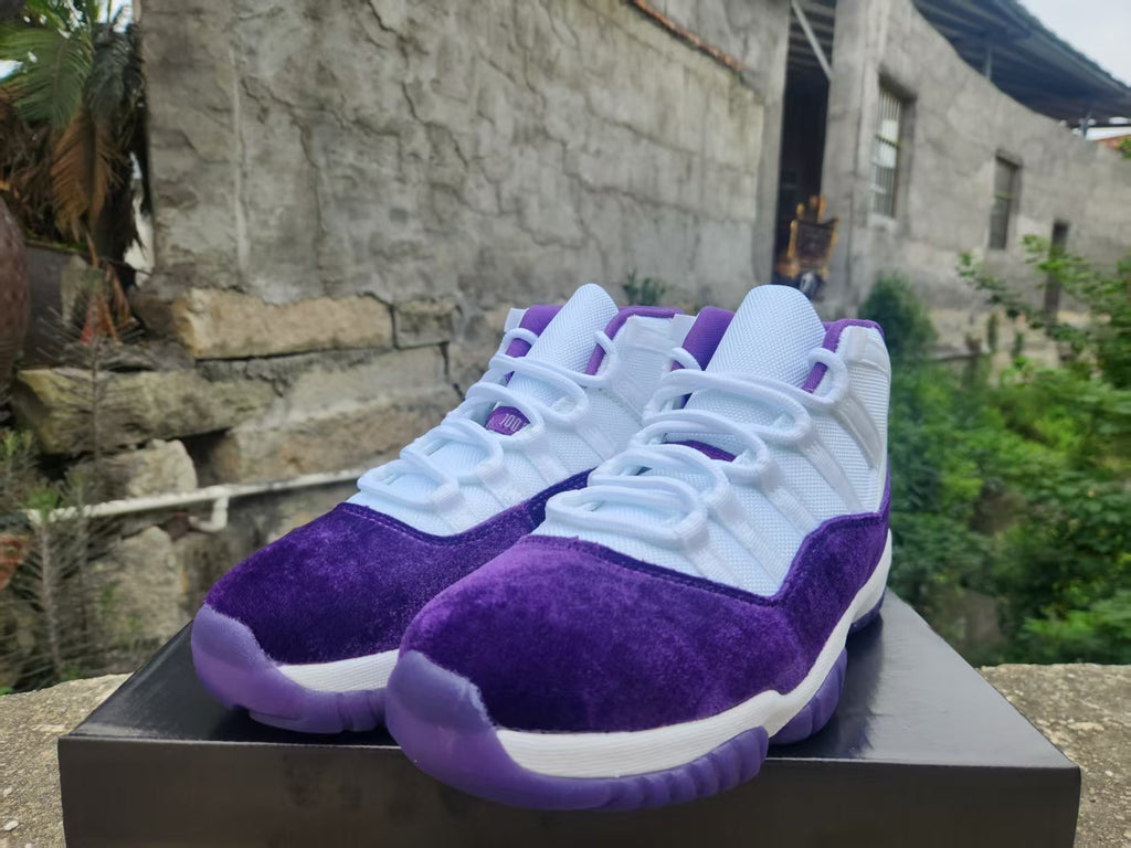 Air Jordan 11 Retro 'White Velvet Purple'