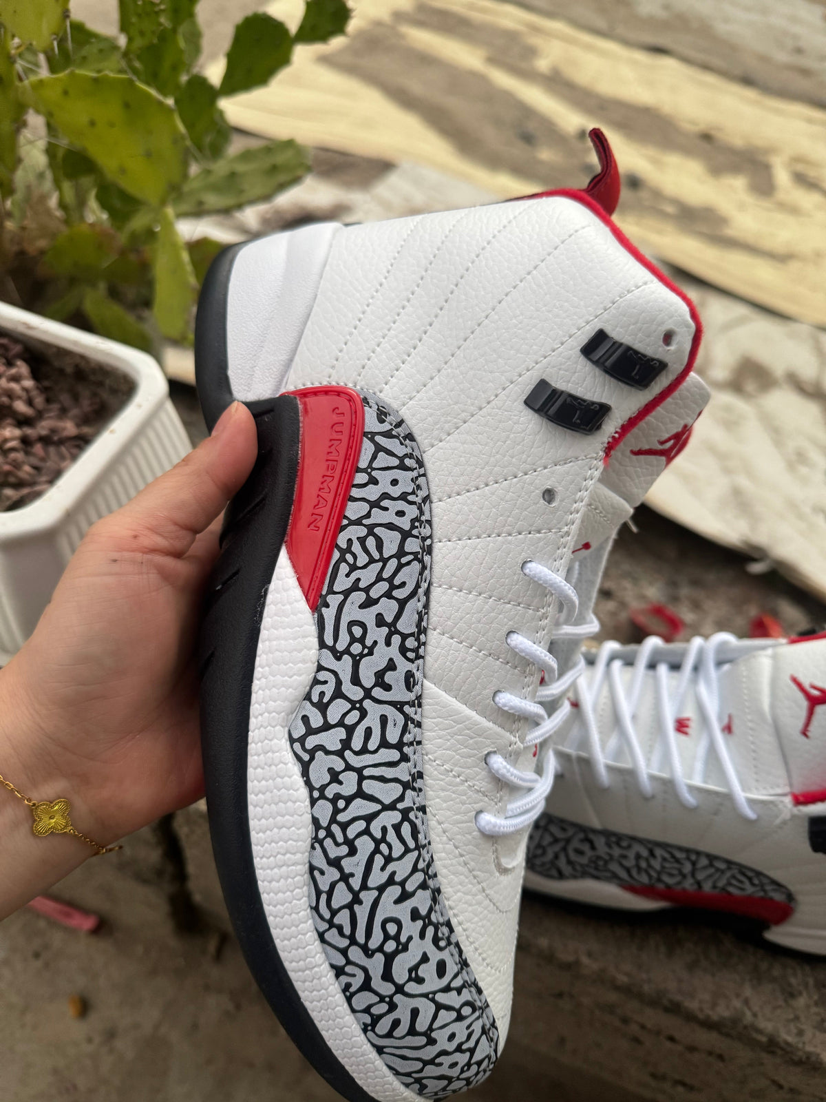 Air Jordan 12 Retro 'Floral' White Black Multi-Color