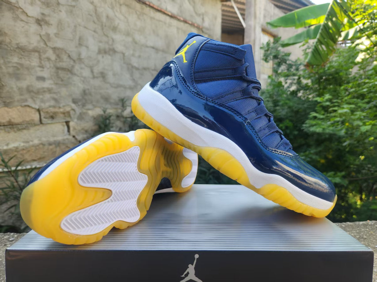 Air Jordan 11 Retro 'Deep Navy Yellow'